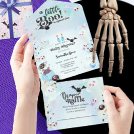 Invitación Todo En Uno Pequeño niño niño bebé ducha bebé