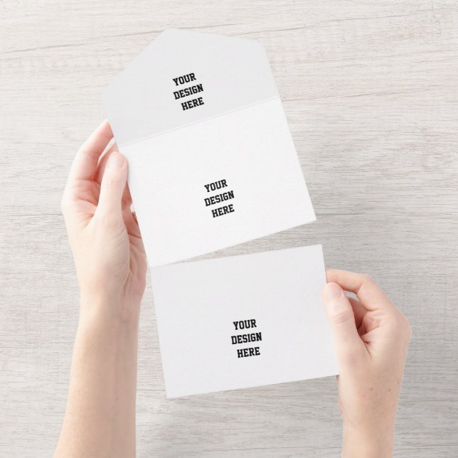 Invitación Todo En Uno Personalización o Personalizar (desgarro)