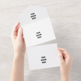 Invitación Todo En Uno Personalización o Personalizar