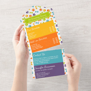 Invitación Todo En Uno precios de servicios veterinarios para mascotas Or