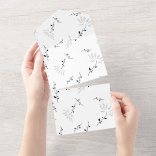 Invitación Todo En Uno Punto, Nieve deriva