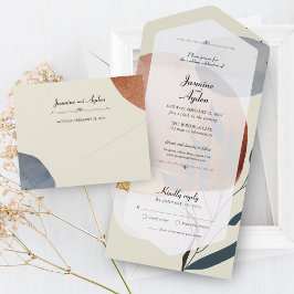 Invitación Todo En Uno Resumen Naturaleza Amanecer