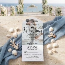 Romantic Calligraphy Monogram Photo Wedding 