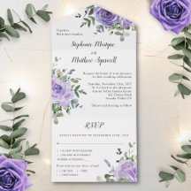 Rosa púrpura Dusty Eucalyptus Boda Botánico