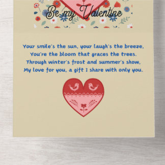 Invitación Todo En Uno Sé mi San Valentín