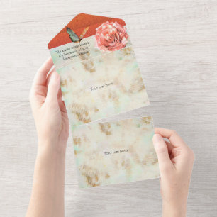 Invitación Todo En Uno "Si sé qué es el amor, es por ti.