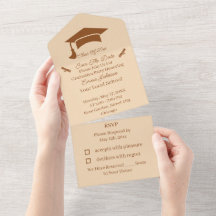 Simple Marrón Y Beige Personalizado Guardar La Fec