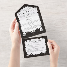 Sobre boda marrón oscuro de Victoria