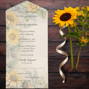 Invitación Todo En Uno Sombrillas y vinos rusos