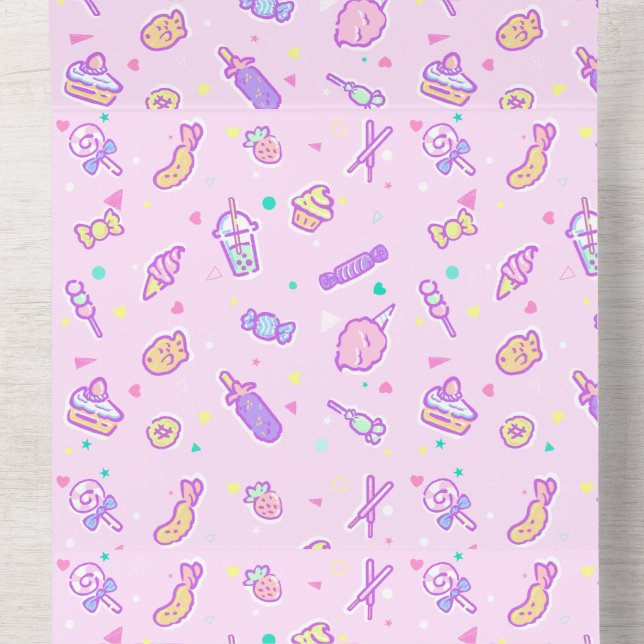 Invitación Todo En Uno Soñando con los refrigerios de verano (Interior medio)