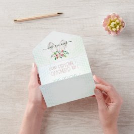 Invitación Todo En Uno Suministros de fiesta de Conejo de Pascua personal