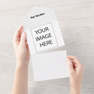Invitación Todo En Uno Texto personalizado