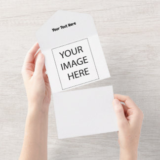 Invitación Todo En Uno Texto personalizado
