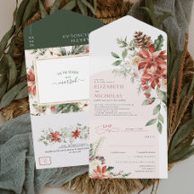 'Tis La Temporada | Floral de Boda de Navidad