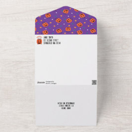 Invitación Todo En Uno Truco o trato
