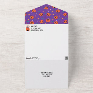 Invitación Todo En Uno Truco o trato
