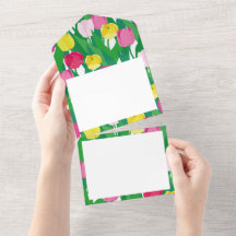 Tulipanes encantadores.