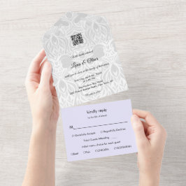 Invitación Todo En Uno Wedding Invitation | Yumeji-Inspired Design