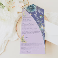 Whimsical Moon Books Para Baby Purple Baby Shower