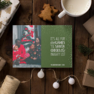 Invitación Todo es diversión y juegos Navidades de la lista t
