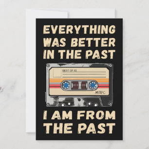 Invitación Todo Fue Mejor En Cassette Pasado