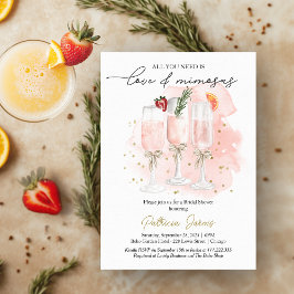Invitación Todo Lo Que Necesitas Es Una Ducha De Novias De Am