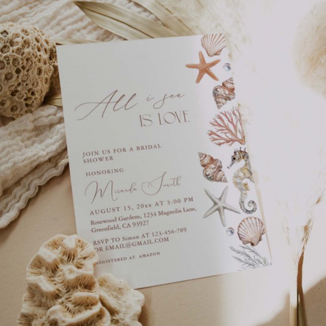 Invitación Todo Lo Que Quiero Es Amar A La Ducha De Novias Co (Subido por el creador)
