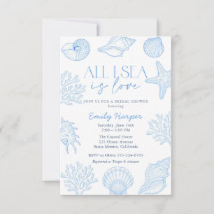 Invitación Todo lo que veo es amor Caracolas Despedida de Sol