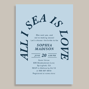 Invitación Todo lo que veo es amor Fiesta de Despedida de Sol