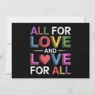 Invitación Todo Por Amor Y Amor Por Todo Mes Del Orgullo LGBT