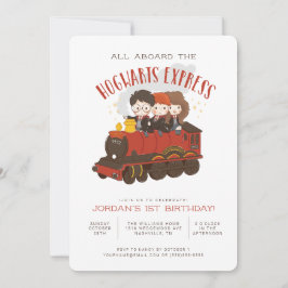 Invitación Todos a bordo del Expreso de Hogwarts Cumpleaños M