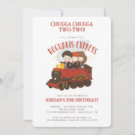 Invitación Todos a bordo del Hogwarts Express 2º cumpleaños