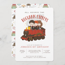 Invitación Todos a bordo del Hogwarts Express Magical Birthda