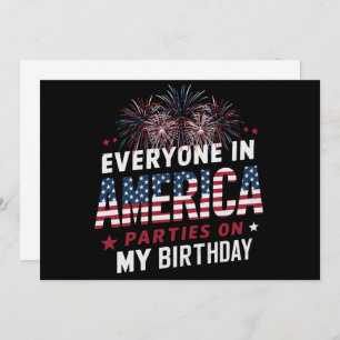 Invitación Todos En Estados Unidos Fiestas En Mi Cumpleaños