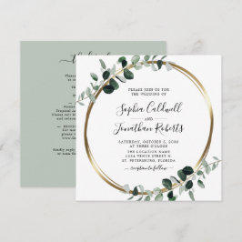 Invitación Todos en un Eucalipto Boda de la Plaza del Sabio B