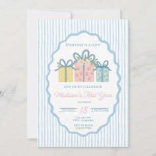 Invitación Todos los días es un cumpleaños de regalo, abuelo