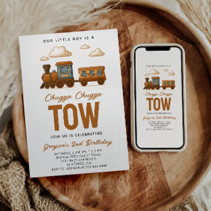 Invitación Todos los fiestas del tren de vintage a bordo del 