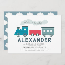Invitación Todos los nacimientos del tren de vapor Blue Boy