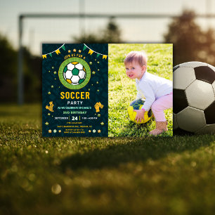 Invitación Todos los niños estrella del fútbol cumpleaños