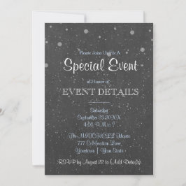Invitación Todos los propósitos | Estrellas de Chalkboard