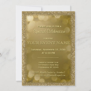 Invitación Todos los propósitos Oro