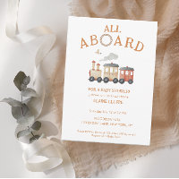 Todos los trenes a bordo Baby Shower
