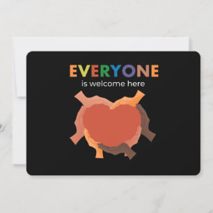 Invitación Todos son bienvenidos aquí Diversidad Inclusión Ig