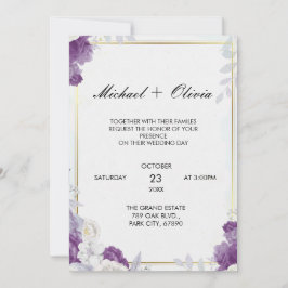 Invitación Together With Their Families Wedding Invitation Wo