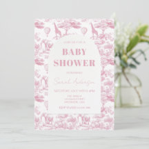 Toile de Jouy Baby Shower