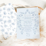 Invitación Toile de Jouy vintage Victorian ducha de bebé fran<br><div class="desc">Toile de Jouy vintage Victorian ducha de bebé francés Invitación a productos de aseo disponibles.</div>