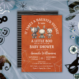Invitación Toma el atormentado Boo Halloween Baby Shower