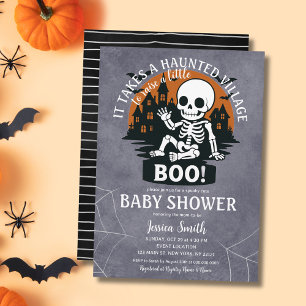 Invitación Toma el atormentado Boo Halloween Baby Shower