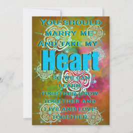 Invitación Toma mi corazón