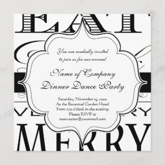 Invitación Tome una copa y sea muy elegante diseño